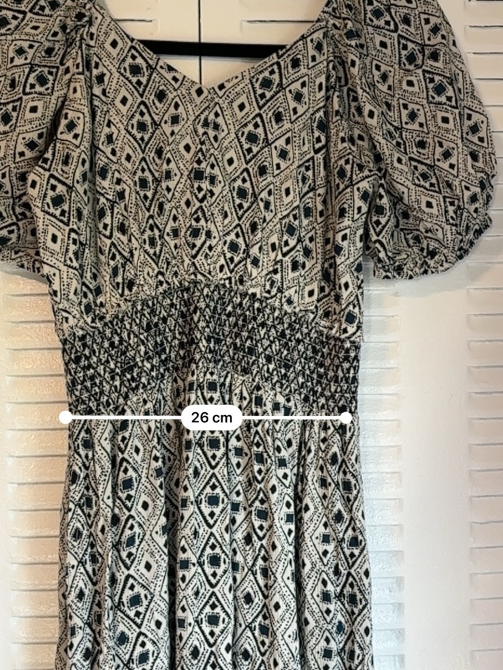 Devoted Boho Chic Maxi Dress – Puff Sleeve Smocked Waist | Size S - Picture 10 of 12